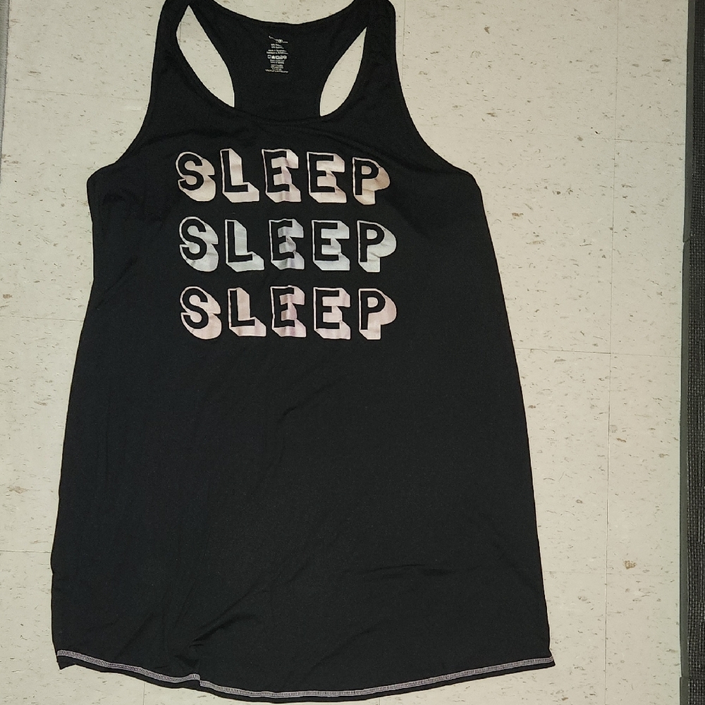 🏷 [30% 2+] Black Sleep Print Nightie